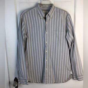 J Crew Striped Vintage Oxford Shirt
